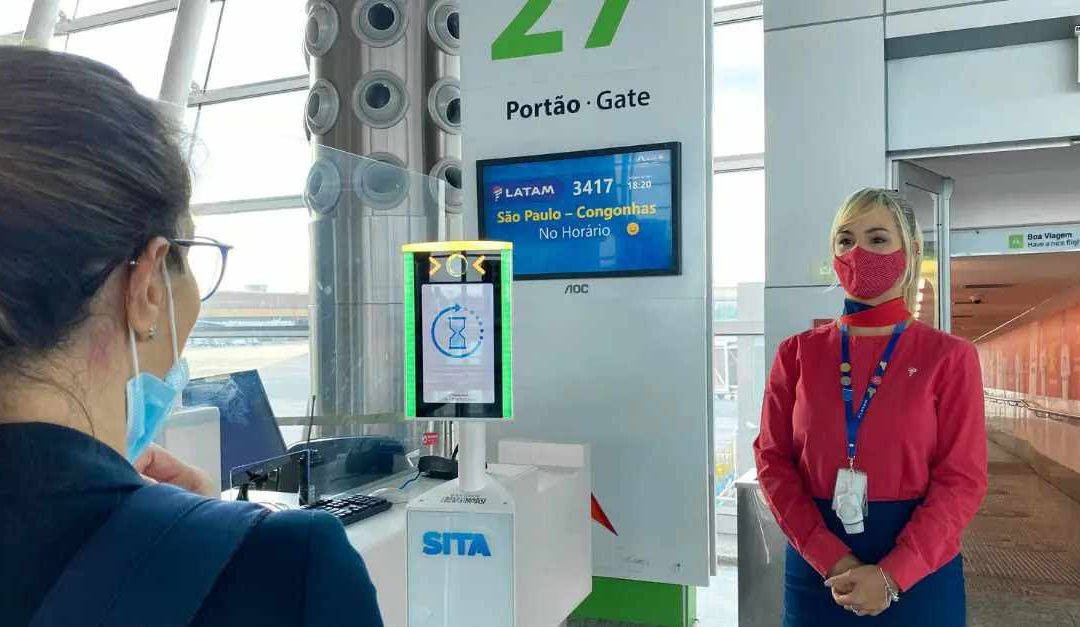 Aeroporto de Brasília realiza teste de embarque com reconhecimento facial